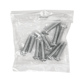 Paq. 10 Pzas. de tornillos 1/4" x 1" tipo estufa, fiero   TORE-1/4X1(10) - Hergui Musical