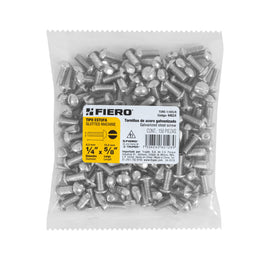 Bolsa con 150 tornillos 1/4" x 5/8" tipo estufa, fiero   TORE-1/4X5/8 - Hergui Musical