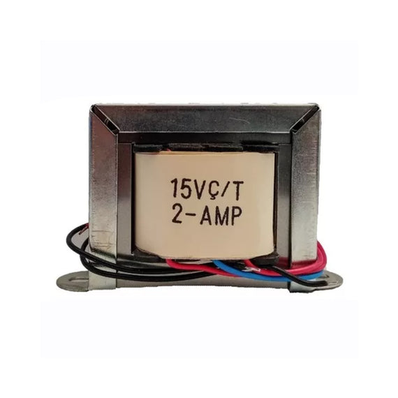 TRANSFORMADOR 15v - 2A  RAMOS   TR15V2A - Hergui Musical