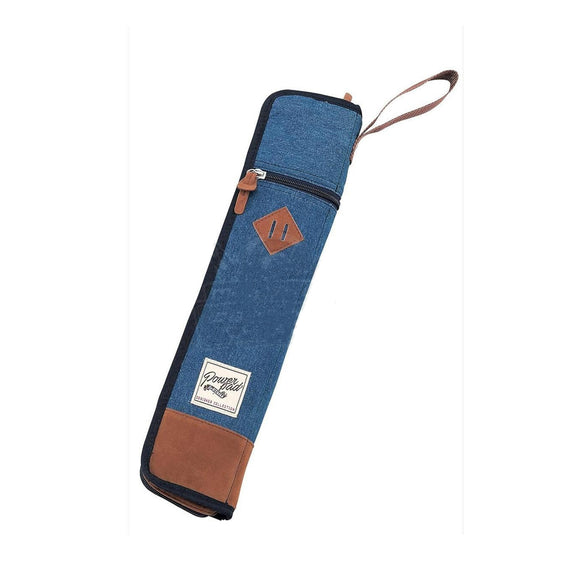 FUNDA PARA BAQUETAS  MEZCLILLA AZUL POWERPAD DESIGNER MARCA TAMA   TSB12DBL - Hergui Musical