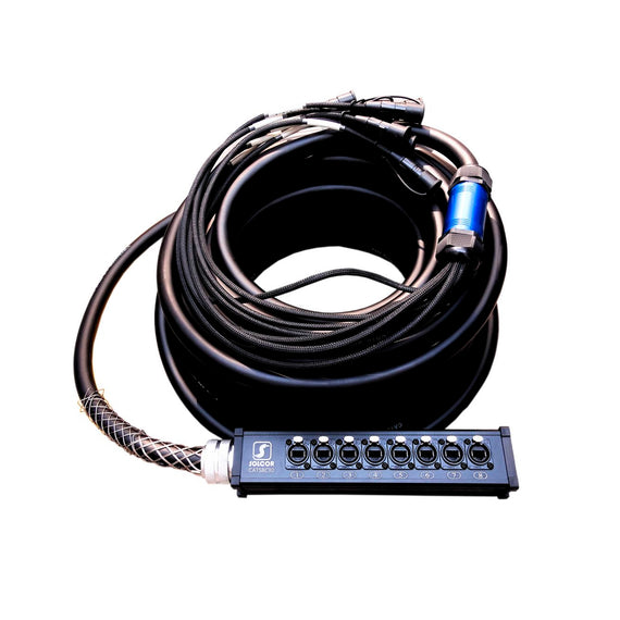 CATSNAKE DIGITAL RJ45 8 CANALES CAJA, 30m   SOLCOR   CATS8C30 - Hergui Musical