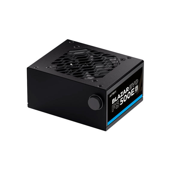 Fuente de Poder ACTECK Blazar Evo ACTECK FS500E Advanced Series 500W Slim. para gabinetes compactos: KENDAL, BERN, ATOM, BROOK  GABACT390 - Hergui Musical