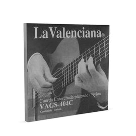 CUERDA SUELTA 4TA. NYLON CLASICA LA VALENCIANA  404C(12) - Hergui Musical