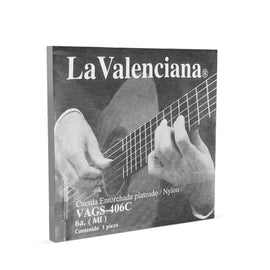 CUERDA SUELTA 6TA. NYLON CLASICA LA VALENCIANA  406C(12) - Hergui Musical