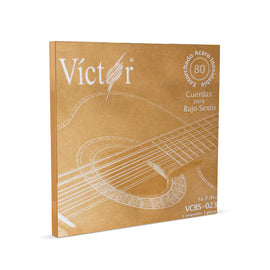 CUERDA SUELTA 1RA. PARA BAJO SEXTO, 1A., ACERO, 0.023 ENTORCHADO ACERO INOXIDABLE  VICTOR  VCBS-023 - Hergui Musical