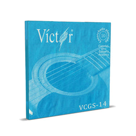 CUERDA 4ta. DE ACERO  VICTOR  VCGS-14 - Hergui Musical