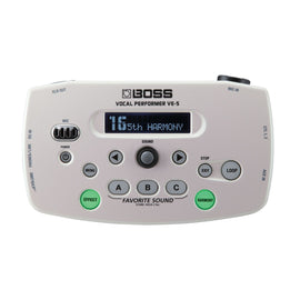 PROCESADOR PARA VOZ COMPACTO COLOR BLANCO  BOSS   VE-5-WH - Hergui Musical