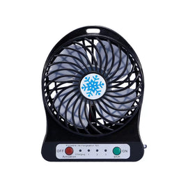 VENTILADOR PORTATIL CON BATERÍA RECARGABLE   ROMMS   VEN-01 - Hergui Musical