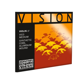 CUERDA 3ra. (D "RE")  PARA VIOLIN 4/4 "VISION"  THOMASTIK   VI03 - Hergui Musical