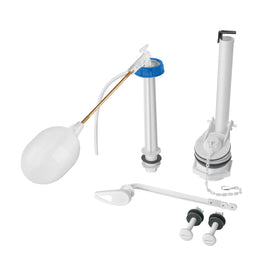 JUEGO DE ACCESORIOS PARA WC DE 2" CON FLOTADOR BASIC  FOSET   VW-356