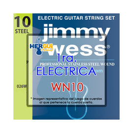 CUERDA 4ta. Cal. 26  ELECTRICA JIMMY WESS WA26(12) - Hergui Musical