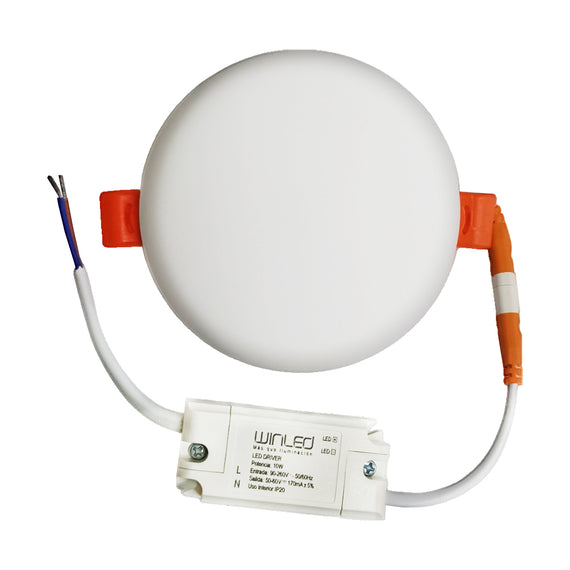 PANEL LED REDONDO EMPOTRABLE AJUSTABLE 8W 90-260VCA POLICARBONATO  WINLED  WDO-009 - Hergui Musical