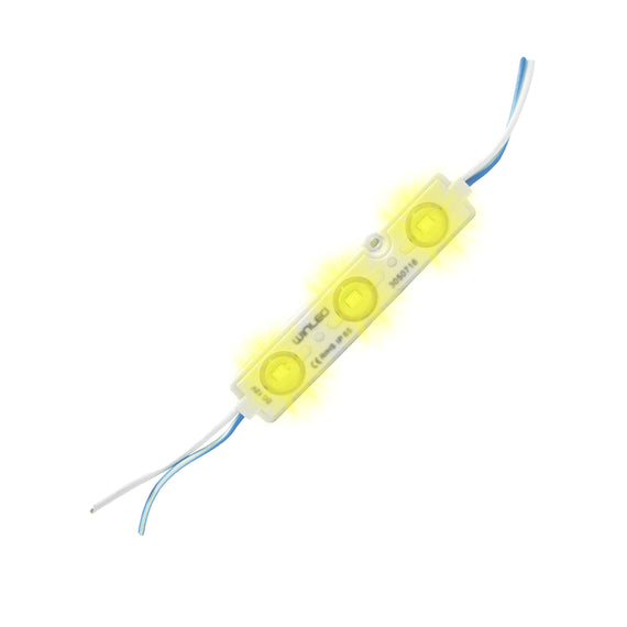 MODULO 3 LEDS SMD2835 0.72W AMARILLO EXTERIOR  WINLED   WMO-013 - Hergui Musical
