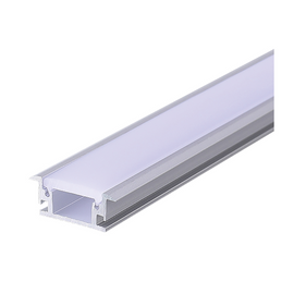 PERFIL PARA PISO DE ALUMINIO ANONIZADO CON CUBIERTA PC IPALINA PARA TIRA  WINLED  WPE-105 - Hergui Musical