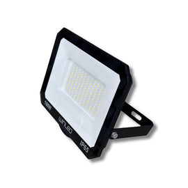 REFLECTOR SLIM LED 100W SMD BLANCO FRIO EXTERIOR  WINLED  WRE-014 - Hergui Musical