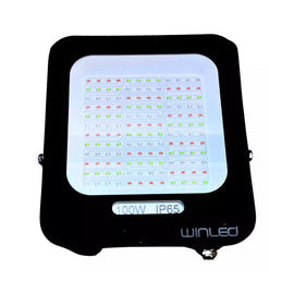 REFLECTOR LED 100W SMD RGB CON CONTROL REMOTO EXTERIOR  WINLED  WRE-015 - Hergui Musical
