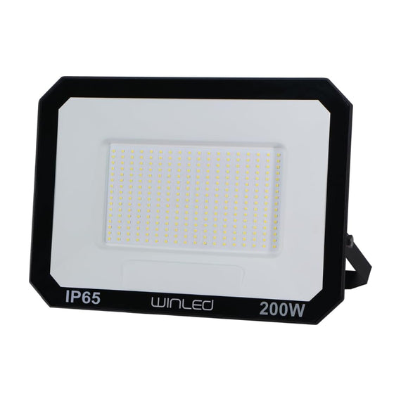 REFLECTOR SLIM LED 200W SMD BLANCO FRIO EXTERIOR  WINLED  WRE-016 - Hergui Musical