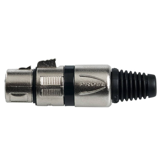 PLUG CANON HEMBRA PROEL   XLR-3FVPROBK - Hergui Musical