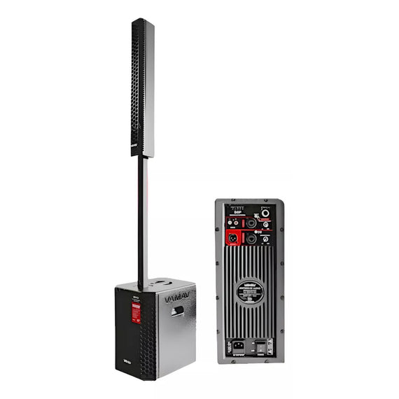 Sistema de audio de columna, subwoofer 12