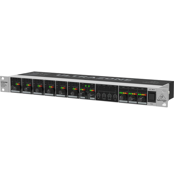MEZCLADORA DE ZONAS PARA INSTALACION, 8 CANALES, 3 BUS, CONTROL REMOTO  BEHRINGER  ZMX8210 V2 - Hergui Musical