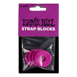 SEGUROS ERNIE BALL PARA TAHALI, PLASTICO MORADO (4 PZAS.)  5618 - Hergui Musical