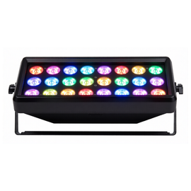 PAR LED EN FORMATO CITY COLOR 24 LEDS RGBW 4W, FRECUENCIA DE ESTROBO 30 FPS  MEGALUZ SHOW  CITY-960 - Hergui Musical
