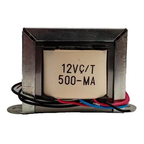 TRANSFORMADOR 12V A 500mA  RAMOS   TR12V-500MA - Hergui Musical