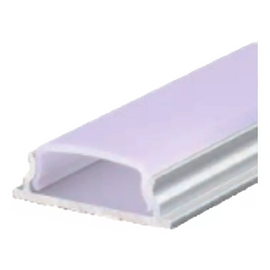 PERFIL DE ALUMINIO ANONIZADO FLEXIBLE CON CUBIERTA PC OPALINA PARA TIRA DE LEDS  WINLED  WAC-028 - Hergui Musical