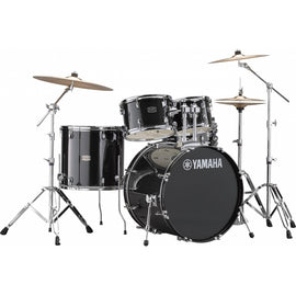 Batería Rydeen Black Glitter c/herrajes JHWRD  YAMAHA   JRDP2F5BLGHW - Hergui Musical