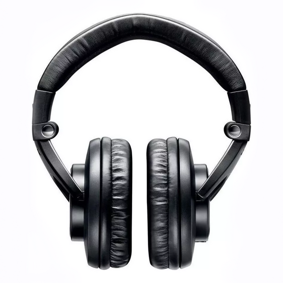 Audífonos para Sala, Monitores o Estudio, tipo cerrado, 102dB/mW, 44 ohms, 1000 mW, 5-25,000 Hz, 3 metros, 1/8 y 1/4.  Shure  SRH840A-BK - Hergui Musical