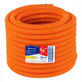 Bobina 25m DE POLIDUCTO 3/4" CORRUGADO FLEXIBLE CON GUIA   TRUPER   PF-3/4GM(25) - Hergui Musical
