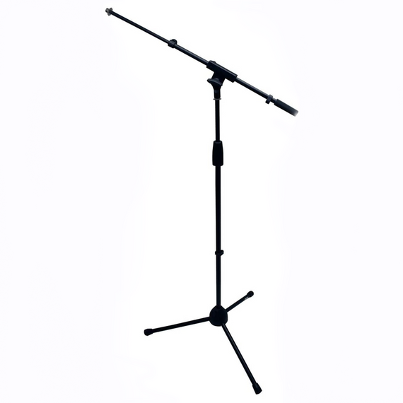 Soporte trípode plegable para micrófono, altura mínima: 86.3 mm, altura máxima: 167.6 mm, sistema de ajuste multipunto, fabricado con resistente acero  FRAMEWORKS  RI-MICTP-TBM - Hergui Musical
