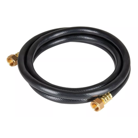 Manguera para gas, pvc negra, 3/8"x1 m, c/conexión, foset  MGAN-10 - Hergui Musical