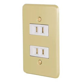 PLACA ARMADA 2 CONTACTOS POLARIZADOS EN LINEA ECONOMICA   PA-CODO-E - Hergui Musical