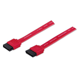 Cable SATA MANHATTAN 340700, SATA, Rojo  CABITL1100 Modelo 340700 - Hergui Musical