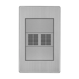 PLACA GRIS ZUMBADOR ACERO INOXIDALE 77X118MM  ARTLITE  APL-114 - Hergui Musical
