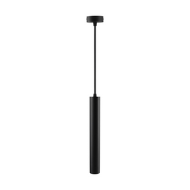 DECORATIVO COLGANTE CILINDRO 30CM ALUMINIO NEGRO 7W INTERIOR BLANCO FRÍO 6500K  ARTLITE  ADE-616 - Hergui Musical