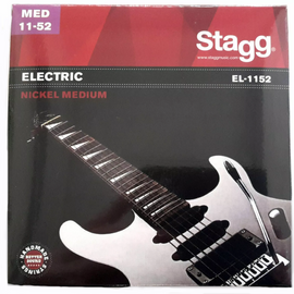JGO. DE CUERDAS PARA GUITARRA ELÉCTRICA, CAL. 11-52  STAGG     EL-1152 - Hergui Musical