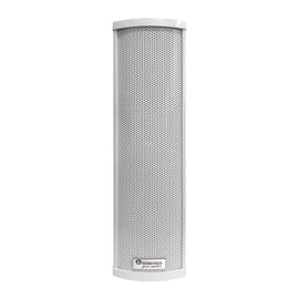 BAFLE AMBIENTAL SOUNDTRACK TIPO COLUMNA PARA INTEMPERIE 30w COLOR BLANCA CON MALLA DE ALUMINIO Y SOPORTES DE MONTAJE  SOUNDTRACK   OS-3370W - Hergui Musical