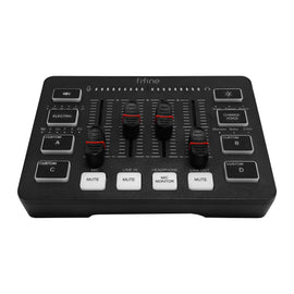 INTERFAZ MEZCLADORA STREAMING FIFINE SOUNDTRACK  SC3 - Hergui Musical