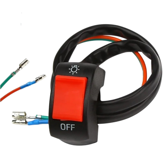 INTERRUPTOR PARA LUCES AUXILIARES DE MOTO  RADOX   835-113 - Hergui Musical