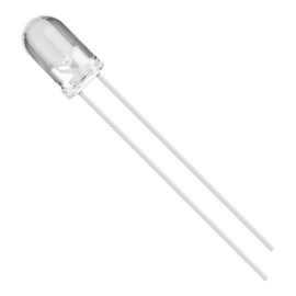 PAQ. 5 PZAS. DE LED OPACO 5mm COLOR BLANCO  NEPTRONICS   NEP-LED-13BL - Hergui Musical