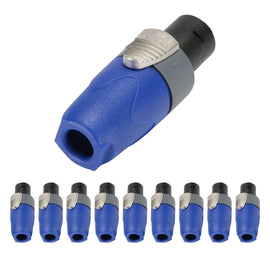 PAQ. 10 PZAS. DE CONECTOR SPEAKON 2 POLOS SERIE FX  NEUTRIK   NL2FX(10) - Hergui Musical