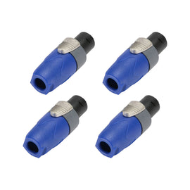 PAQ. 4 PZAS. DE CONECTOR SPEAKON 2 POLOS SERIE FX  NEUTRIK   NL2FX(4) - Hergui Musical