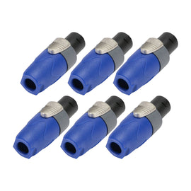 PAQ. 6 PZAS. DE CONECTOR SPEAKON 2 POLOS SERIE FX  NEUTRIK   NL2FX(6) - Hergui Musical