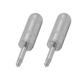 PAQ. 2 PZAS. DE PLUG 6.3mm MONO METALICO JUMBO  KAPTON   PL-161ML(2) - Hergui Musical