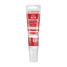 SELLADOR DE SILICON ROJO PARA ALTAS TEMPERATURAS 85G    TRUPER    ALTE-R - Hergui Musical