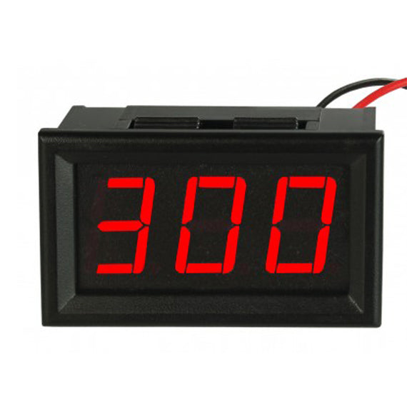 VOLMETRO DISPLAY DIGITAL AC 30-500V ROJO 8 AMP  NEPTRONICS   NEP-ELE-159 - Hergui Musical