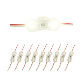 PAQ. 10 PZAS. DE MODULO 2 LEDS SAMSUNG SMD2835 1W BLANCO CALIDO 3000K EXTERIOR  WINLED   WMO-017(10) - Hergui Musical