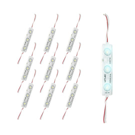 PAQ. 10 PZAS. DE MODULO 3 LEDS SMD2835 0.72W BLANCO FRIO EXTERIOR  WINLED   WMO-008(10) - Hergui Musical